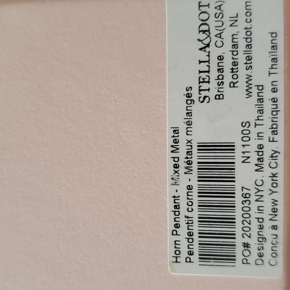 Stella & Dot Horn Pendant - Mixed Metal - Picture 4 of 4